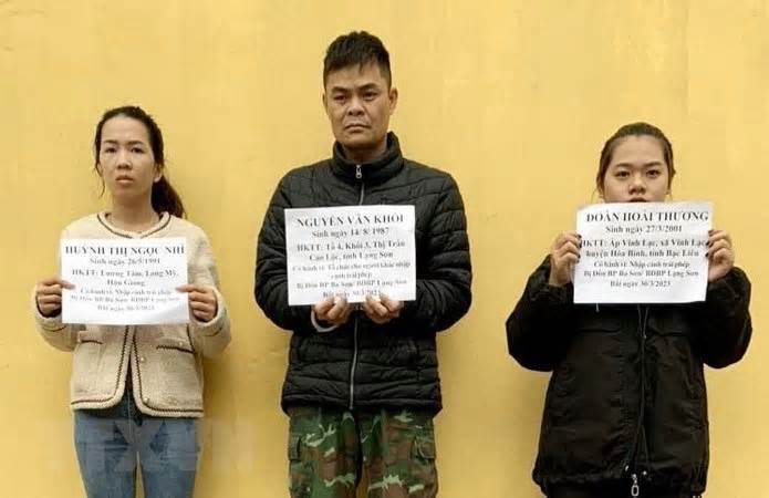 Lạng Sơn: Bắt giữ đối tượng đưa người khác nhập cảnh trái phép
