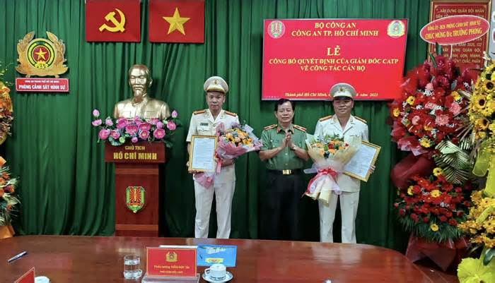 Trung tá Nguyễn Thành Hưng làm Trưởng Phòng Cảnh sát hình sự Công an TPHCM
