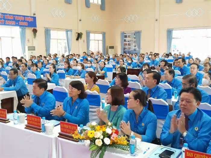 Đại hội Công đoàn cấp huyện đầu tiên ở Long An: Phát triển đoàn viên hơn 700%