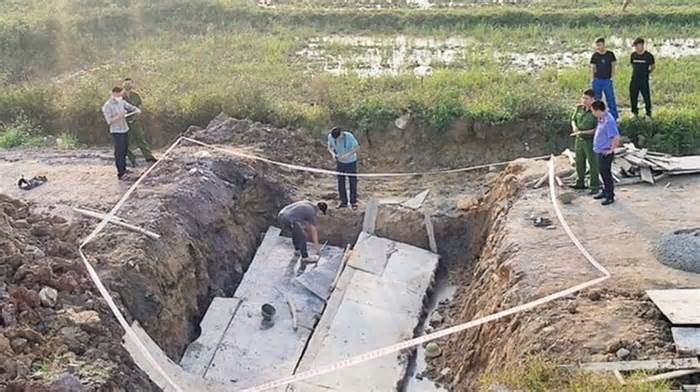 Sập tấm đan đường gom cao tốc Diễn Châu – Bãi Vọt, 2 công nhân thiệt mạng