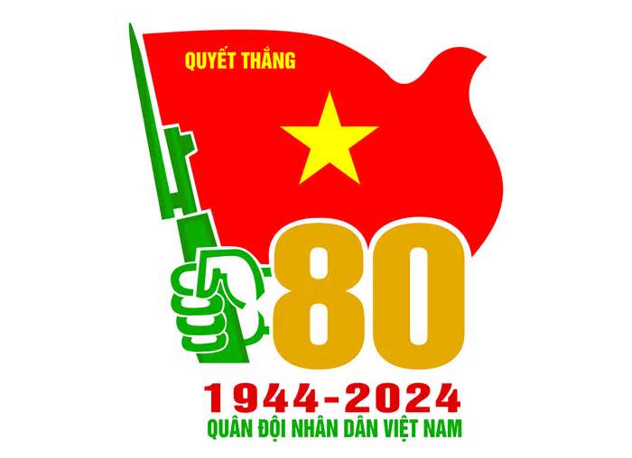 Bộ Quốc phòng công bố mẫu biểu trưng kỷ niệm 80 năm ngày thành lập Quân đội