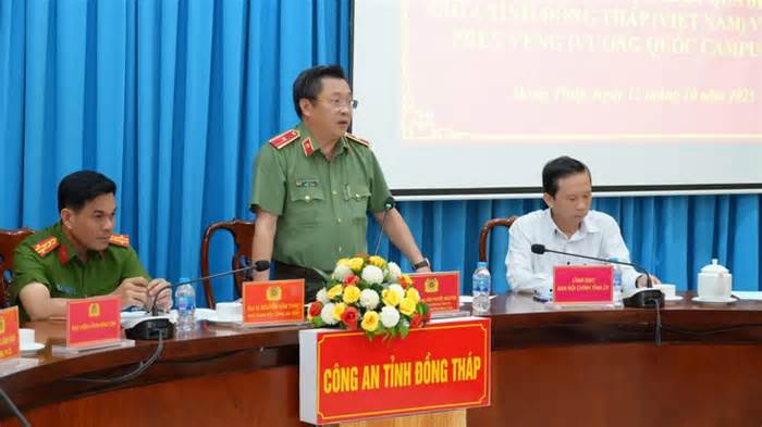 Ra mắt văn phòng liên lạc phòng, chống ma túy và tội phạm qua biên giới giữa Đồng Tháp với Prey Veng