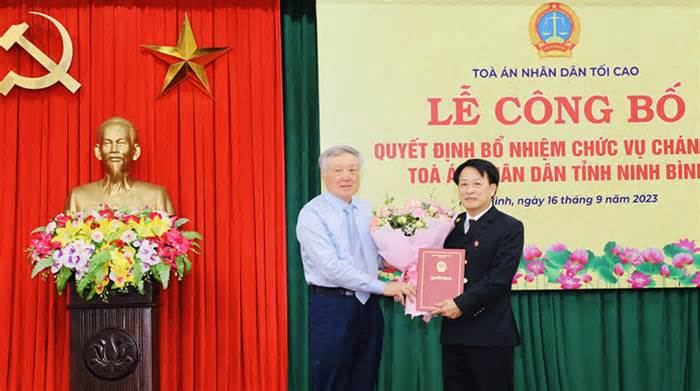Chân dung tân Chánh án TAND tỉnh Ninh Bình