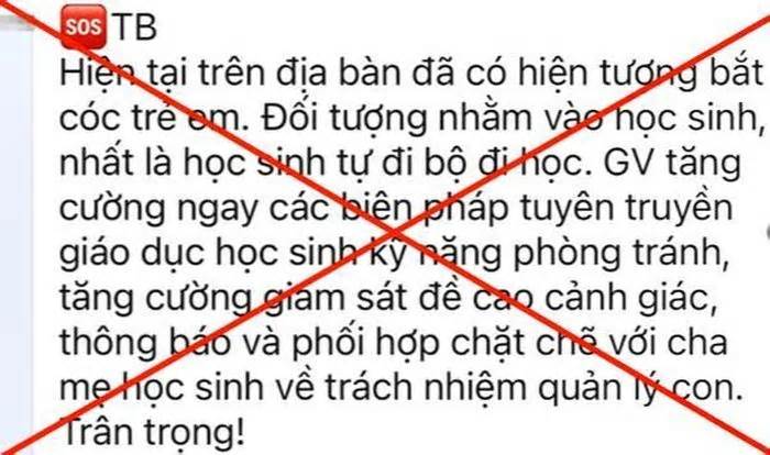 Hà Nội: Thông tin 'bắt cóc trẻ em' ở quận Hoàng Mai là bịa đặt