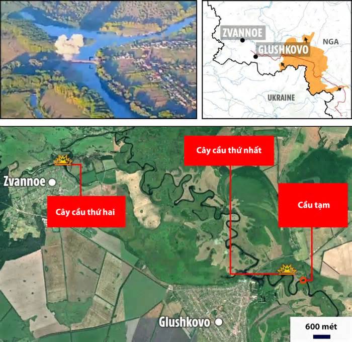 Tính toán của Ukraine khi phá hủy cầu chiến lược tại tỉnh Kursk