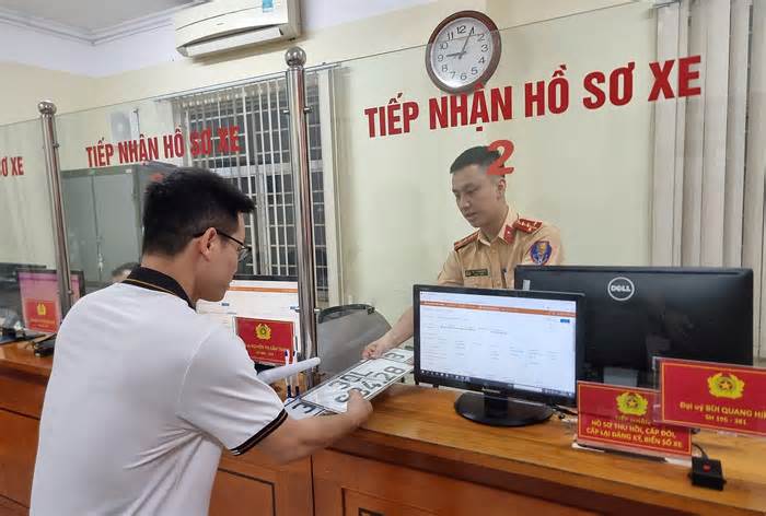 Cách 'sang tên xe' trên cổng dịch vụ công Bộ Công an