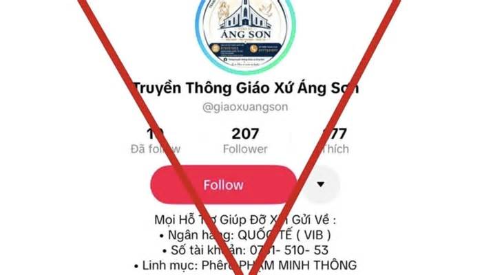 Giáo xứ Áng Sơn cảnh báo lừa đảo sau vụ cháy nhà thờ