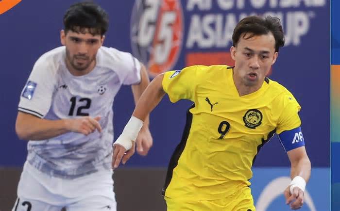 Malaysia thua 0-7 ở Giải Futsal châu Á 2026