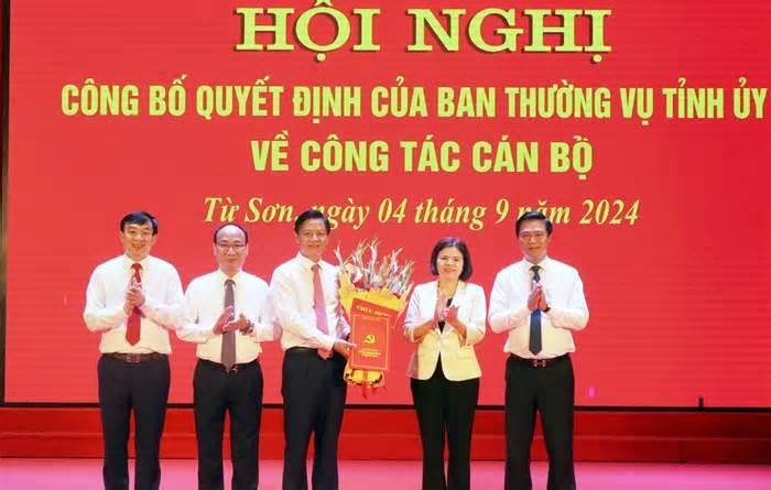 Bắc Ninh có tân Bí thư thành phố Từ Sơn và Giám đốc Sở Nội vụ