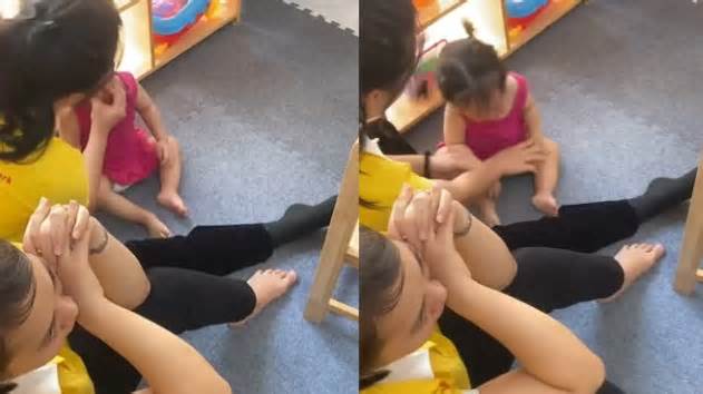 Hà Nội: Giáo viên mầm non dúi đầu, bóp miệng bé gái 14 tháng tuổi