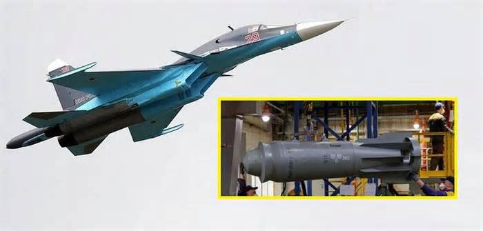 Với bom lượn, Su-34 của Nga thực sự trở thành “hung thần”