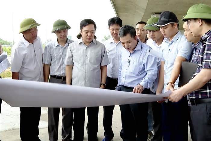 Chủ tịch tỉnh Ninh Bình kiểm tra công tác GPMB dự án cao tốc Ninh Bình - Hải Phòng