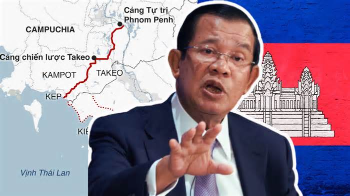 Ông Hun Sen kịch liệt bác bỏ khả năng kênh đào Phù Nam Techo và Ream phục vụ hải quân Trung Quốc