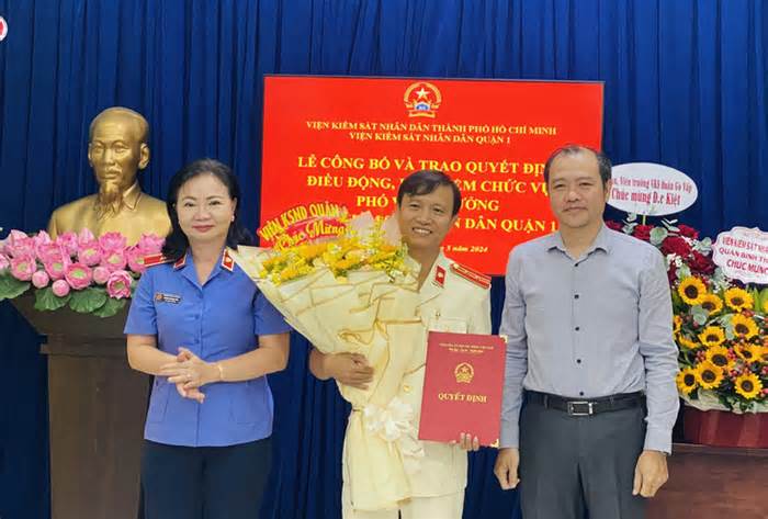 Ông Ngô Tuấn Kiệt làm phó viện trưởng Viện kiểm sát quận 1 TP.HCM