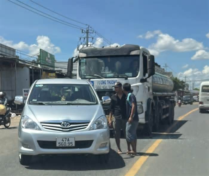 Điều tra vụ tài xế xe bồn ở Đắk Lắk tố bị xe con chặn đánh