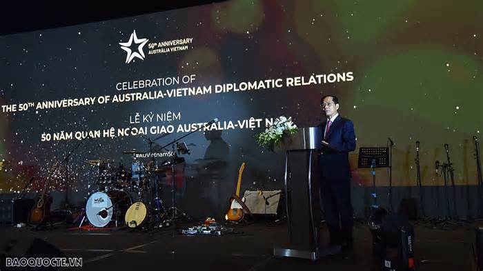 Bộ trưởng Ngoại giao Bùi Thanh Sơn dự lễ Kỷ niệm 50 năm thiết lập quan hệ ngoại giao Việt Nam-Australia