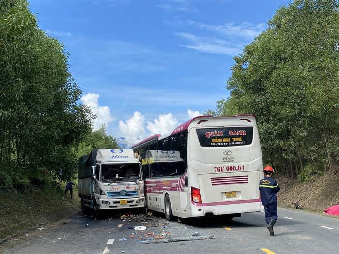 Tai nạn liên hoàn trên đường tránh Đà Nẵng, 3 người bị thương