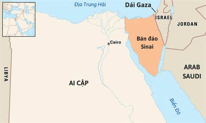 Ai Cập chỉ trích ý tưởng di dời toàn bộ dân Gaza đến Sinai