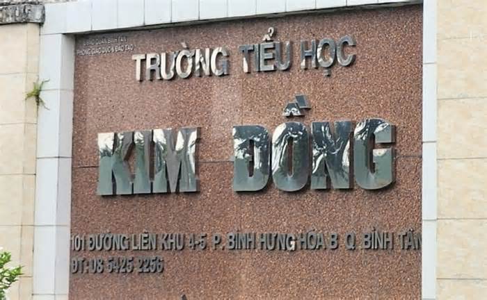 TPHCM: Cảnh cáo hiệu trưởng trường tiểu học Kim Đồng