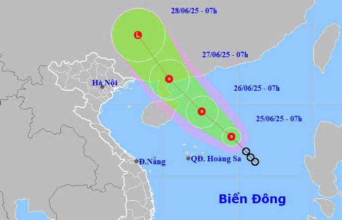Áp thấp nhiệt đới ít khả năng ảnh hưởng đến Việt Nam