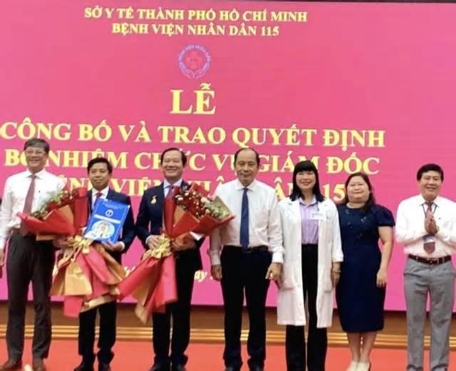 Ông Trần Văn Sóng làm Giám đốc Bệnh viện Nhân dân 115 TPHCM