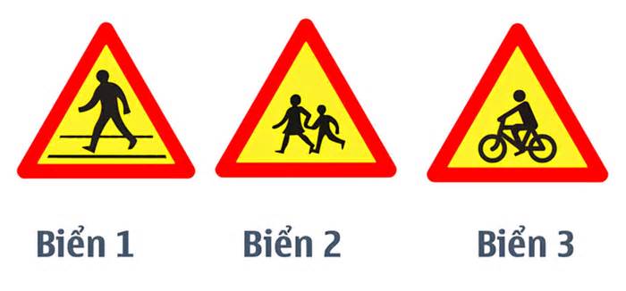 Biển nào báo hiệu gần đến đoạn đường thường có trẻ em đi ngang qua?