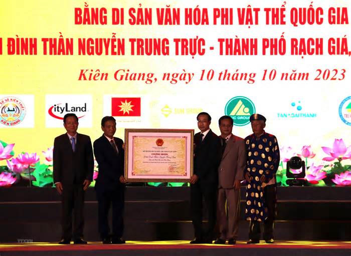 Lễ hội Đình thần Nguyễn Trung Trực là Di sản Văn hóa Phi vật thể QG