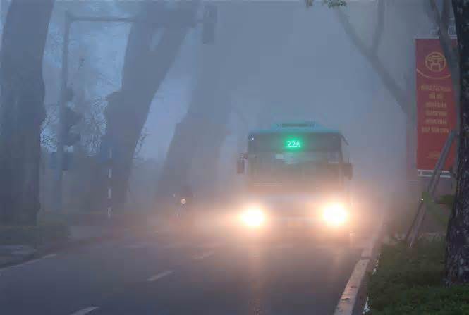 Một số khu vực của Hà Nội chỉ số ô nhiễm không khí ở mức rất có hại