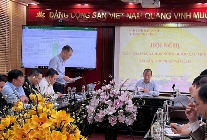 Duyệt danh sách xác minh tài sản 30 công chức, viên chức tỉnh Bắc Ninh