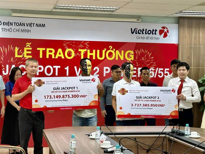 Vietlott trao giải độc đắc hơn 173 tỉ đồng cho một người làm tự do ở TP.HCM
