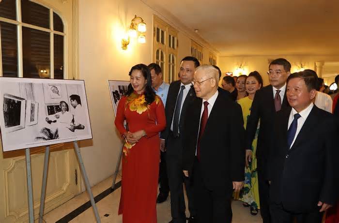 Tổng Bí thư dự Lễ kỷ niệm 75 năm Ngày thành lập Liên hiệp các Hội Văn học Nghệ thuật Việt Nam