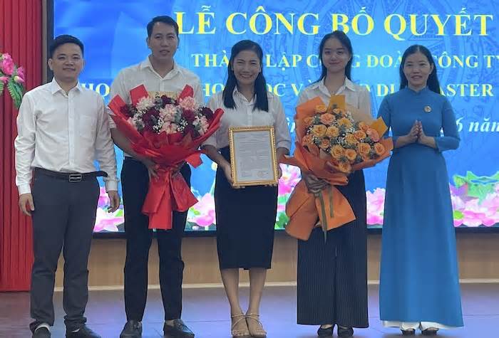 Thành lập CĐCS Công ty TNHH Học viện Khoa học và Giáo dục Master Leader VN