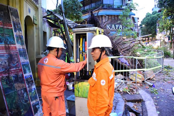 Hà Nội có mất điện do bão số 3?