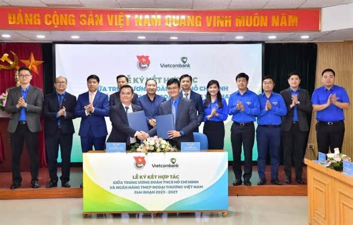 Vietcombank ký hợp tác với Trung ương Đoàn TNCS Hồ Chí Minh giai đoạn 2023-2027