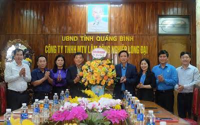LĐLĐ tỉnh Quảng Bình thăm, động viên doanh nghiệp nhân dịp đầu năm mới