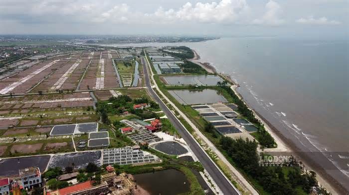 Toàn cảnh tuyến đường bộ ven biển qua Nam Định gần 2.700 tỉ đồng dần hình thành