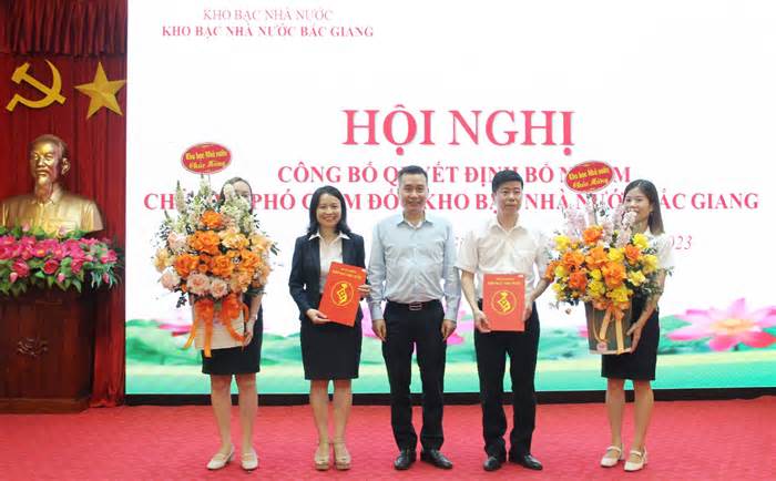 Bổ nhiệm 2 Phó Giám đốc Kho bạc Nhà nước tỉnh Bắc Giang