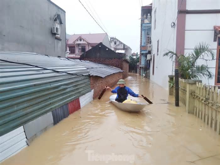 Lũ sông Cầu ở Bắc Ninh sắp chạm kỷ lục 53 năm