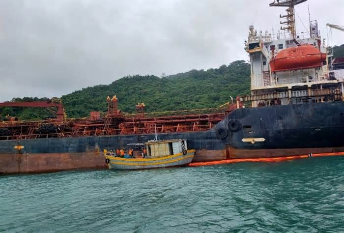 Ngăn ngừa sự cố tràn dầu vụ tàu nước ngoài trôi dạt vào đảo Cù Lao Chàm