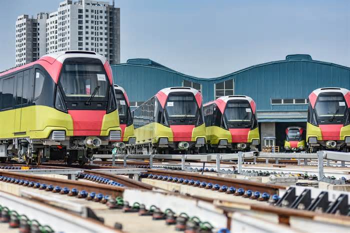 10 đoàn tàu tuyến metro Nhổn - ga Hà Nội đã được cấp đăng kiểm