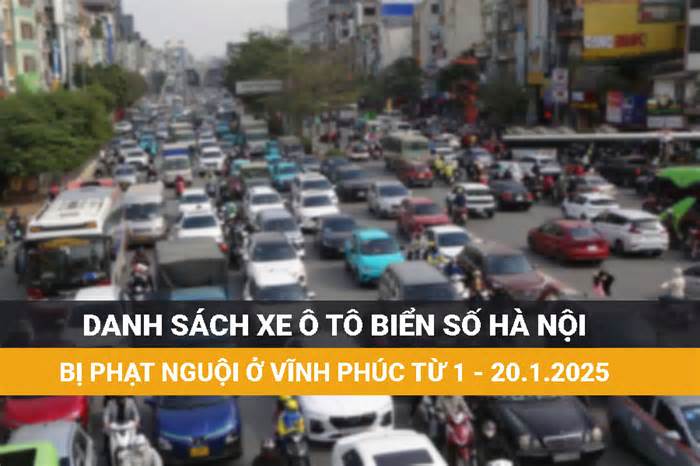 Các chủ xe Hà Nội dưới đây đến công an xử lý phạt nguội