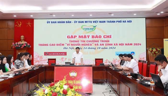 TP. Hà Nội phát động Tháng cao điểm 'Vì người nghèo' và an sinh xã hội năm 2024