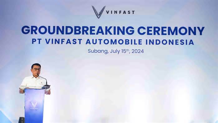 VinFast chính thức động thổ nhà máy lắp ráp xe điện tại Indonesia