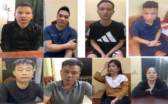 Thái Bình: Tạm giữ ổ nhóm 16 đối tượng đánh bạc, thu giữ cả súng
