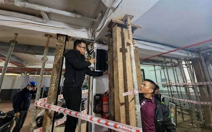 Quận Thanh Xuân: Chung cư mini 'chống nạng' xây vượt tầng
