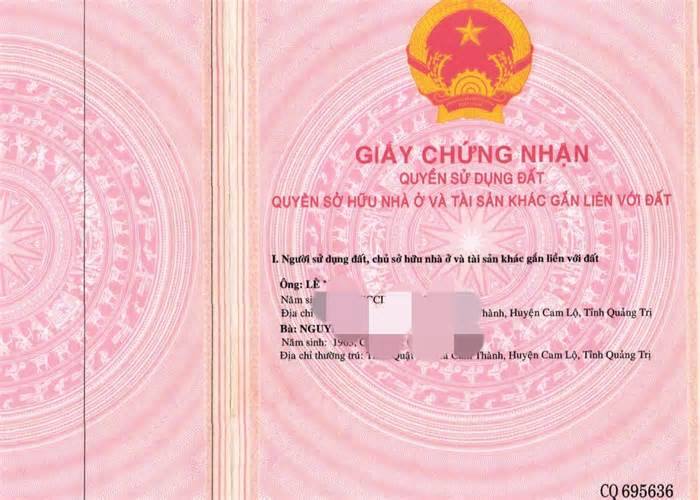 Phát hiện 3 cuốn sổ đỏ giả của một gia đình ở tỉnh Quảng Trị