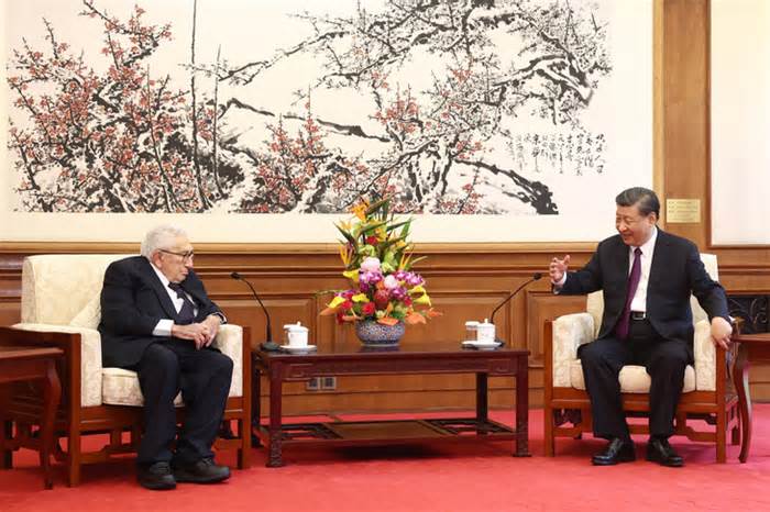 Chủ tịch Trung Quốc hoài niệm cùng 'người bạn cũ' Henry Kissinger