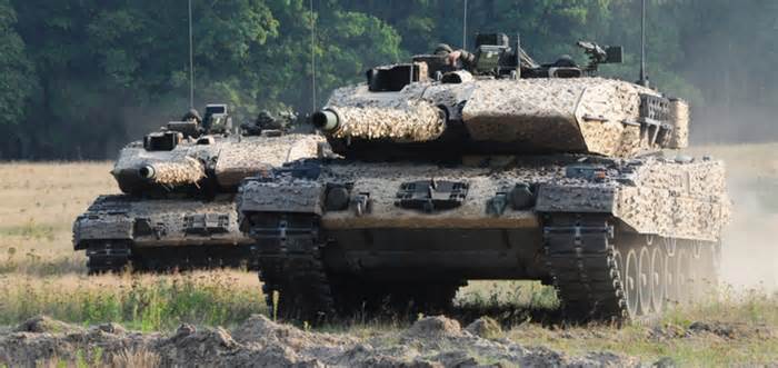 Drone của Nga diệt xe tăng Leopard của Đức