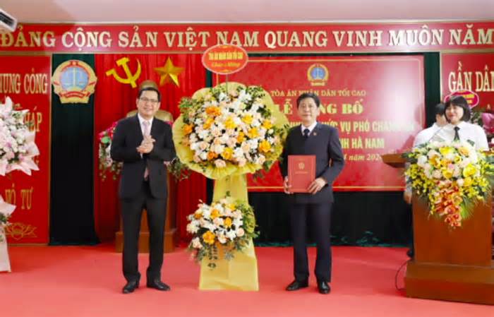 TAND Tối cao bổ nhiệm Phó Chánh án TAND TP Hải Phòng, Hà Nam
