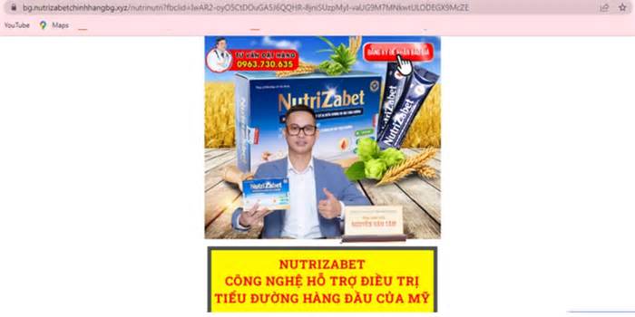 Người tiêu dùng “tẩy chay” sữa hạt hỗ trợ tiểu đường Nutrizabe quảng cáo sai phạm
